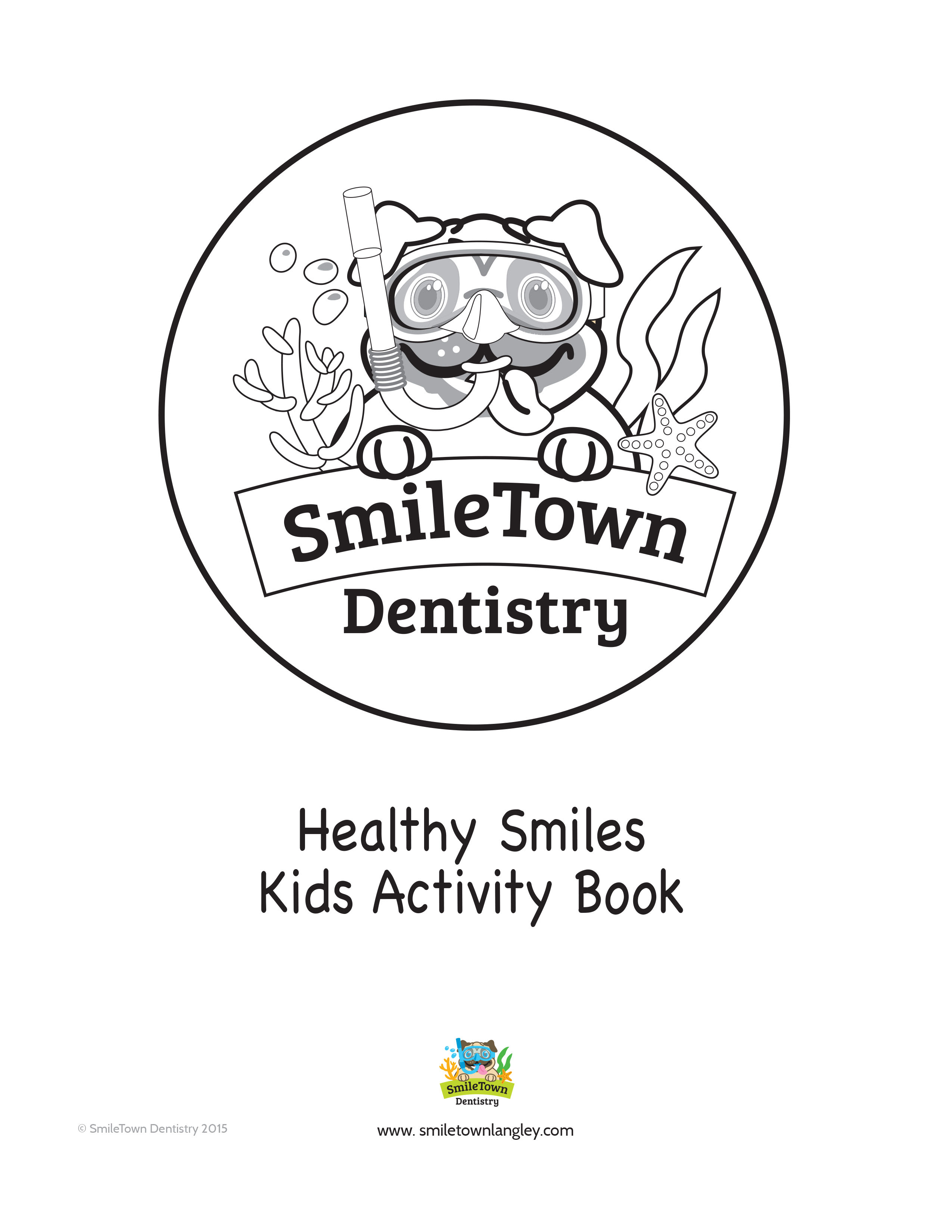 Smile Town Langley Dentist Activity Book