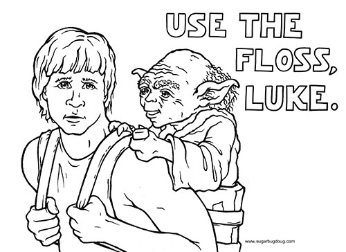 Use the Floss Luke, Dentist Langley